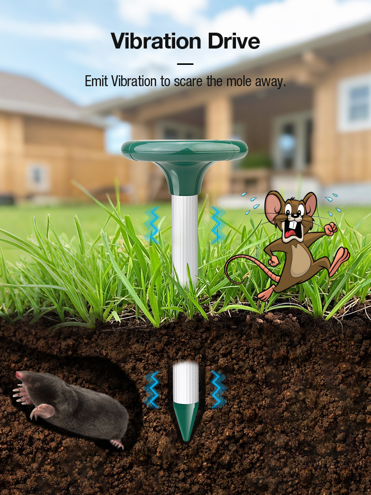 solar animal repeller Vibrating Drive