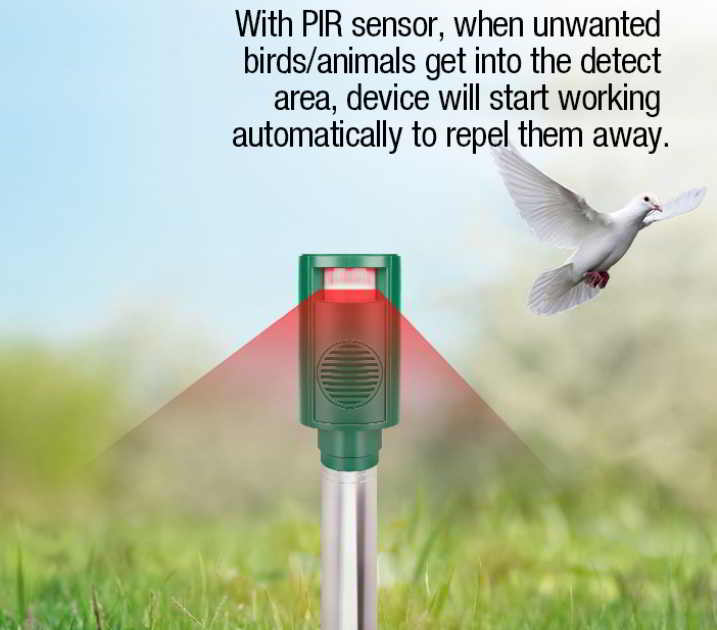 PIR sensor Bird Repellent